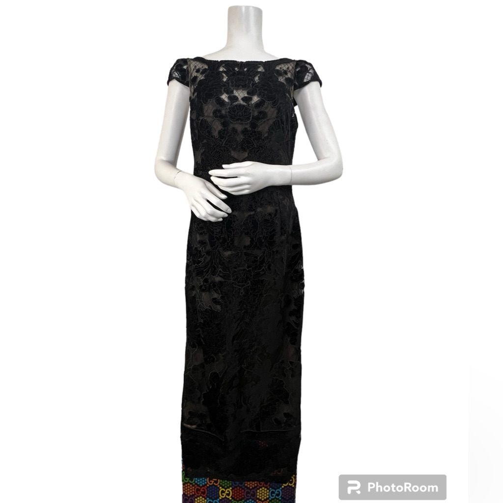 Marchesa Notta Black Dress
